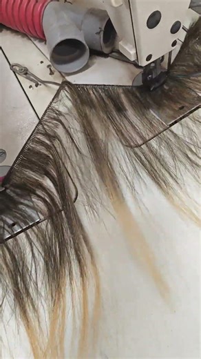 How to do.wig making with sewing machine. #hairstyle #wigs #sewing