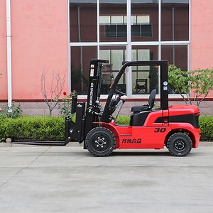 [Hot Item] Positioner Overall Material Handing Industrial Equipment 3.0 Ton Balance Heavy Forklift