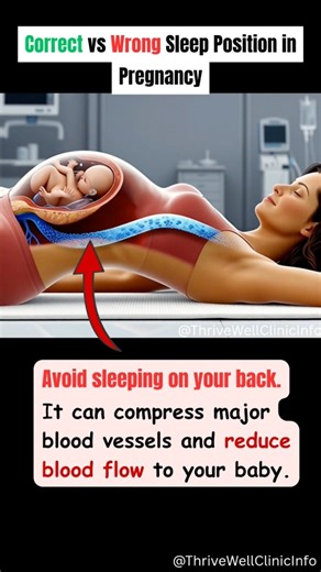 Correct vs Incorrect Sleeping Positions During Pregnancy 🤰 | Safe Sleep Tips for Moms #shorts