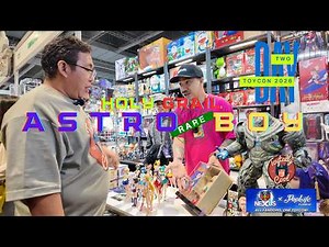 Signed Astro Boy Tin Toy at ToyCon 2026! | Day 2 Convention Highlights
