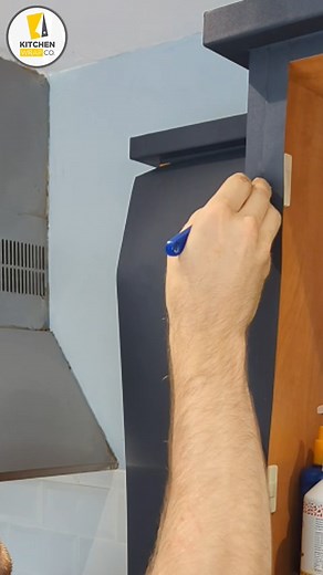 1.5M views · 4K reactions | Large End Panel Vinyl Wrap In Navy Blue  Get an Estimate for an Installation by our in-house Kitchen Wrap Co. Team https://kitchenwrapco.com/estimate/ You can book your showroom appointment 6 days a week. Slots fill up fast so don't miss out!! https://wrapcogroup.com/showroom-booking/ Or give us a CALL: 01236 338074 #kitchenwrapping #kitchenwrap #kitchendesign #homedecor #smallbusiness #oddlysatisfying #wrapmykitchen #bluekitchen | Kitchen WrapCo. | Facebook