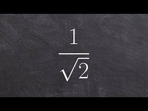 Simplifying a radical expression by rationalizing the denominator