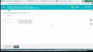 Evaluating a linear expression Integer multiplication with addition or subtraction