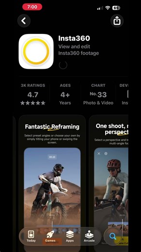 How to install Insta360 app on iPhone from App store #tech #insta360 #apple #iPhone #appstore