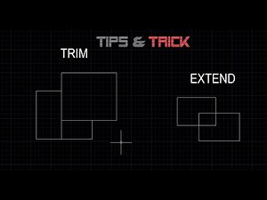 TIPS CEPAT UNTUK TRIM & EXTEND PADA AUTOCAD