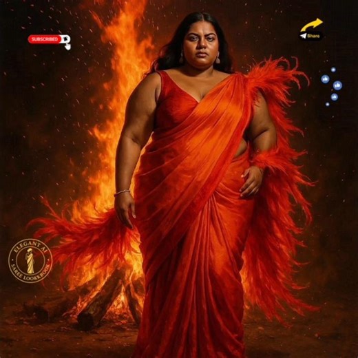 “🔥 Bold Plus-Size Saree Lookbook 2025 | Inferno, Ice & Diamond Styles #Shorts”