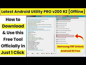 Android Utility PRO v200 R2 [Offline] Download | Official Method | How to Download Android Utility