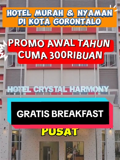 Weekend lebih seru dengan staycation di hotel crystal harmony. Cara Pesan Langsung Klik Tag Lokasi. #hotelmurahgorontalo #hotelgorontalo #gorontalo #hotelmurah