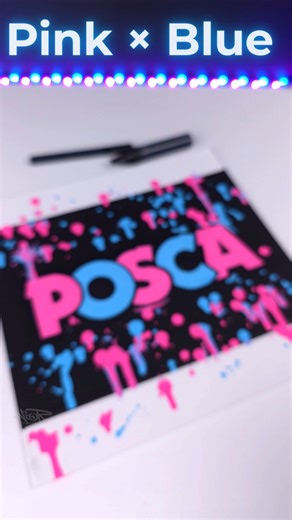 💗 Only Pink × Blue Markers