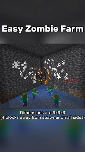 Easy Zombie Spawner Farm Tutorial