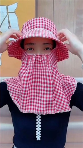 🔥 Amazing Summer Sun Protection Hat 😍 Stylish Face Cover Cap for Girls #shorts#fashion #usa