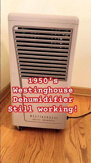 1960’s Westinghouse Dehumidifier Still Works! 🔧 #retrotech #vintage #appliances