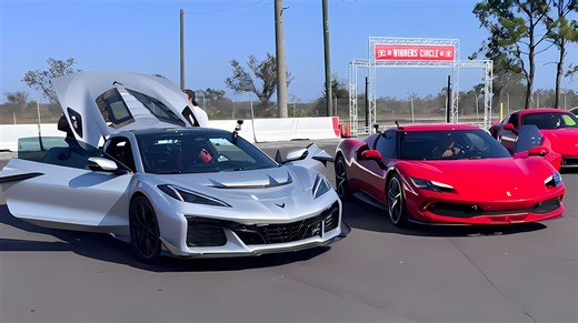 1,064 horsepower ZR1 takes on Ferrari 296 GTB