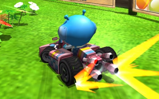 【泡泡堂卡丁车】经典卡通道具赛车小游戏