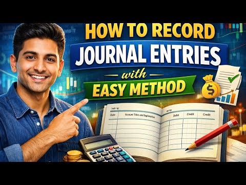 Journal Entries Made Easy 😃 | Step-by-Step Simple Method #account