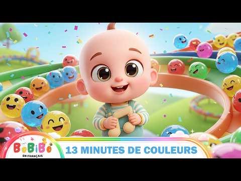 🔴🔵 Apprendre les Couleurs avec les Chansons | Compilation Bébé | BoBiBo en Français