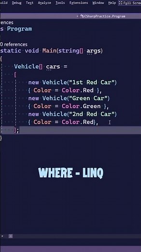 "Where()" LINQ method - Filter Out Items in a List in C#