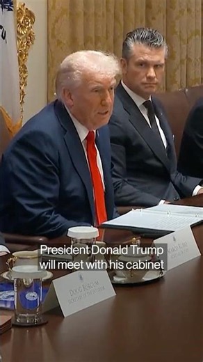 Trump Convenes Cabinet Meeting to Discuss Iran Talks