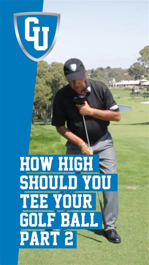Learn How High Should You Tee Your Golf Ball in this great Golf Driving Lesson from Golf University coach David Milne. Lose 4 shots (or more) from your handicap in 3 months or less! 👉 Join the Search 4 Scratch Program ✅ http://search4scratch.tv/search4scrat... Golf University is the world’s premier Golf Improvement Program for passionate beginner to advanced level amateur golfers. We provide world-class technical instruction, drills, practice plans, course management and mindset based golf coac