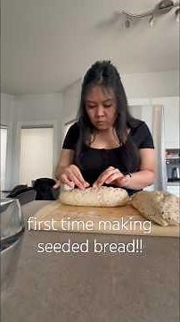 first time making seeded bread!! 🍞