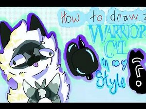 How to draw a warrior cat in my style! ✨ #warriorcats #tutorial #art