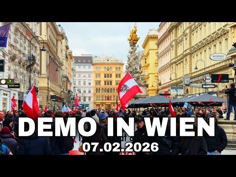 Demonstration in Vienna, February 7, 2026