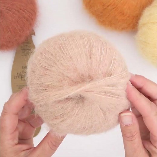 DROPS Brushed Alpaca Silk - A luxurious blend of brushed alpaca and mulberry silk