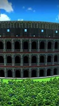Building the Roman Colosseum in Minecraft