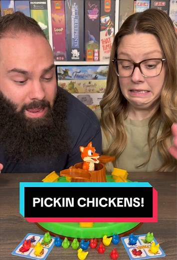 Pickin' Chickens Board Game Night — Couple Gameplay Fun
