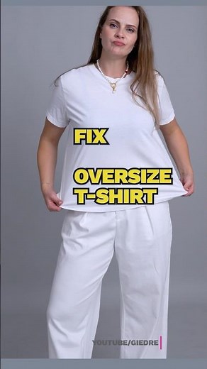 How to wear oversized t-shirt #styling