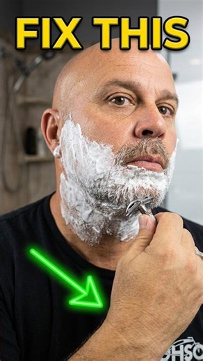 Perfect Your Shave By Fixing Your Wrist #shaving #grooming #technique