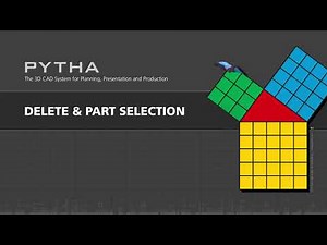 Pytha V26 | Basic Tutorial Part 03 | Delete & Part Selection