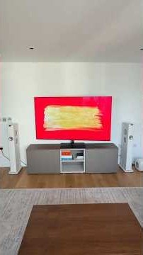 LG 77” OLED Unboxing & Install | Sanus Swivel Stand, KEF LS60 & Satisfying Screen Peel!