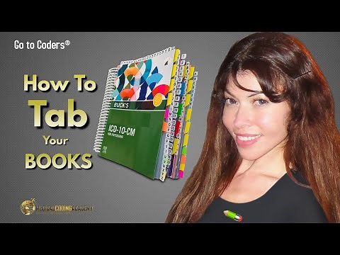 MEDICAL CODING BASICS - How To Tab Your Medical Coding Books for Efficiency