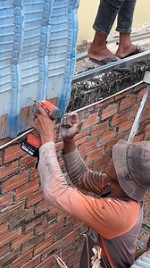 Install galvanized fence | Creative Handmades Ideas Diy