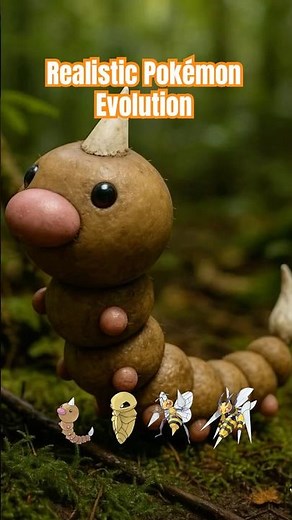 Realistic Pokémon Evolution | Pokédex No.013~015 🐛🐝 (Weedle → Mega Beedrill Line)