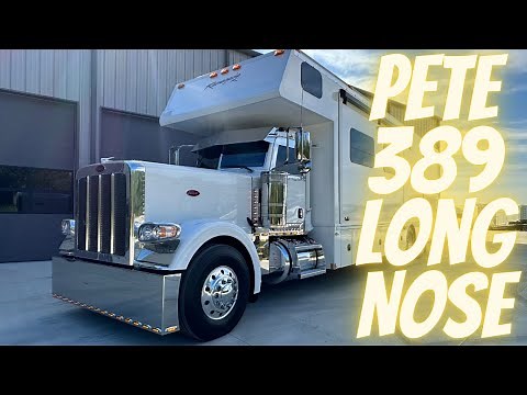 Peterbilt 389 SUPER C! 2023 Renegade Classic 38CSB 605HP Motorhome on a Pete 389 Long Nose!