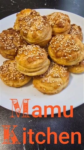 Layered Yeast Pork Crackling Biscuits with Sesame – Soft & Aromatic #recipe #short #biscuit