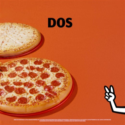 Una de pepperoni, otra de queso… y cero excusas para no compartir. Llévate las dos a solo $159. | Little Caesars