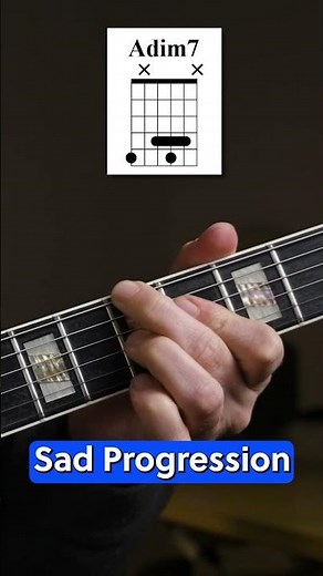 Sad Progression 😥 (with a bit of hope) #jazzchords