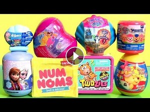 TOYS SURPRISES Num Noms Series 2 Twozies Baby Two Playful Café Frozen Princesses Anna Elsa