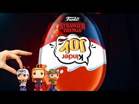 Kinder Joy Funko STRANGER THINGS with CODES