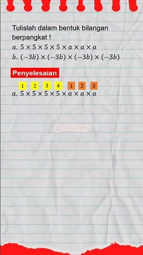 Bilangan Berpangkat | Matematika Kelas 8 #soalmatematika #bilanganberpangkat