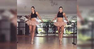 Gemelas causan sensación bailando el 'Dura Challenge' al estilo ballet