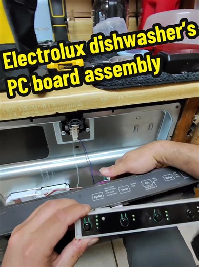 Electrolux dishwasher’s PC board assembly #appliancerepair #appliance #repair #dishwasher #electrolux