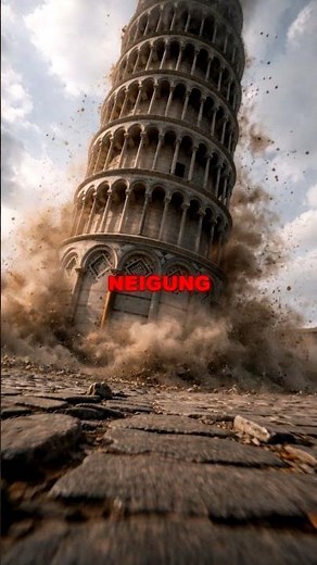 Warum fällt der Turm von Pisa seit 800 Jahren NICHT um? 🏛️🤯