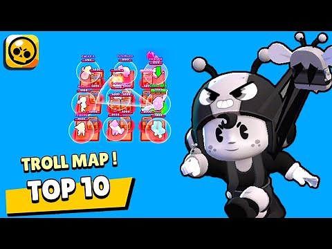 VOUS ÊTES PAS PRÊT... 😲 BEST OF TOP 10 TROLL Map Survivant Brawl Stars Ep18