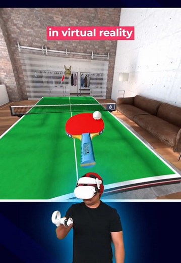 Virtual reality table tennis just got an upgrade with #elevenvr #virtualreality