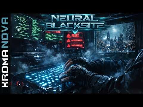 Dark Psytrance Cyberpunk for Coding & Hacking 🕶️ Neural Blacksite [Kromanova Synth]