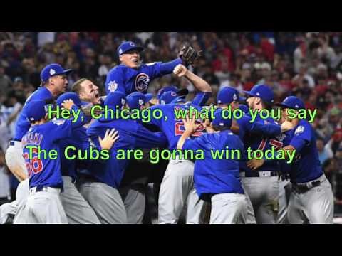 "Go Cubs Go" with Lyrics
